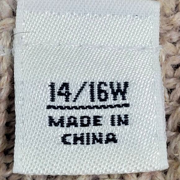 Cato Ribbed Cardigan Sweater Women's Size 14/16W - Picture 5 of 8